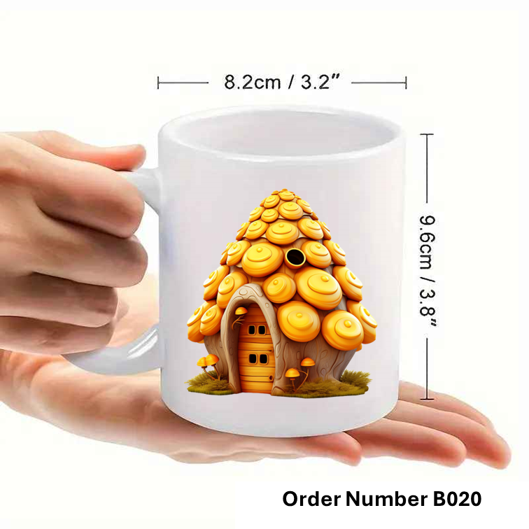 Personalised Bee Print Mug